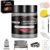 CENOZO 250g Grigio Kit Riparazione Pelle, Smacchiatore Sedili Auto, Ripara Pelle Divano Graffio, Rinnova Volante in Pelle, Tintura per Pelle Scarpe, Giacca, Sofa, Sedili Auto
