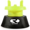 RUGBIER | Tee da Rugby Regolabile Professionale - Supporto Calci Altezza Regolabile Trasformazioni e Piazzati - Base Pallone da Rugby Alta Stabilità - Accessorio Allenamento e Partita - Giallo/Nero