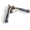 G5 HT SPORT Set Completo di Accessori per Cavi e LAT Machine - Maniglie Pulley, Corde Tricipiti, Maniglie Singole e Doppie, Barre per Potenziamento Muscolare (Barra TRICIPITI REVOLVING)