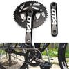 BESNIN Guarnitura per bici a velocità singola, 170 mm, 48 denti, BCD, guarnitura quadrata per bicicletta, colore nero