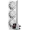 PCCOOLER Raffreddamento Liquido AIO per CPU, Schermo IPS da 2,4 Pollici, Radiatore Liquido da 360mm Compatibile con AM4 AM5 Intel LGA 1700/1851/115X (DS360 Display WH)