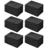 Editbar 6 spugne filtranti per acquario, spugne filtranti biochimiche, 10 PPI (10 × 7 × 6 cm) | Filtro di ricambio per acquario, pulizia efficiente dell'acqua e filtraggio della polvere (nero)