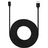 ROFICORD Cavo USB di tipo C da 4,6m con ricarica rapida 3A, cavo di ricarica USB C intrecciato in nylon ultra lungo ed estremamente resistente per Galaxy S10/S9/S8/Google Pixel/LG/OnePlus/Moto e altro (Nero)