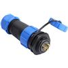 BORDSTRACT Connettore Aeronautico, IP68 SP21 3Pin 500V 30A Tipo Dado Posteriore Impermeabile Cavo Aviation Spina Connettore Terminale Maschio e Femmina