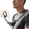 SEANCHEER 【2026 Versione Extra Lunga】 Supporto da Collo Magnetico per Telefono, Supporto Vlog POV da 70 cm a Mani Libere per iPhone 17-12 e Android,Flessibile per Riprese Naturali (Grigio Scuro)