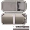 Lebakort Duro Viaggio Caso Custodia per Bose SoundLink Flex (2a Gen) Diffusore Portatile Bluetooth Diffusore Wireless Impermeabile per Esterni (Marrone)
