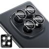 Locofun Pellicola Fotocamera per Xiaomi Redmi Note 15 5G, 9H Vetro Temperato Cover Anello Individuale in Metallo, HD Chiaro, 1 Set (Nero)