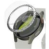 Ringke Bezel Styling & Glass Compatibile con Cover Samsung Galaxy Watch 7 40mm, (Combo) Ghiera Anti Graffio Stainless Steel Adesivo Accessorio con Protezione Dello Schermo - 40-01 (ST) Silver
