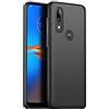 GAPlus Motorola Moto E6 Plus - Custodia rigida ultra sottile per Moto E6 Plus da 6,1 - Cover gommata opaca per Moto E6 Plus (nero)
