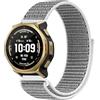 GIOPUEY 22mm 20mm Nylon Cinturini Compatibile con Amazfit T-Rex 3 PRO 48mm/T-Rex 3 PRO 44mm, Traspirante Sport Loop Cinturino in Morbido Nylon Intrecciato, Donne Uomo - Grey