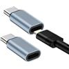 kigpozi 2 adattatori da Lightning a USB C per iPhone 16/16 Pro Max/16 Plus/15, tipo C a Lightning con ricarica rapida e trasferimento dati per Samsung Galaxy S25 Edge/S24, non per audio/cuffie/OTG