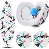 WC Modkit V2 Nova Pro Wireless, Pro Omni ed Elite - Cuscinetti in gel, fascia extra larga e piastre laterali per Arctis Nova Pro Wireless, Nova Elite e Nova Pro Omni di Wicked Cushions | 90's White