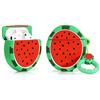 LEWOTE - Custodia Protettiva in Silicone per Airpods Apple 1 e 2 [Serie di Frutta e Cibo] (Anguria)