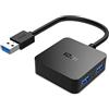 ICZI USB 3.0 Hub, 4 Porte USB Splitter Multiporta per Latpot, MacBook PRO, Surface, Computer Portatili
