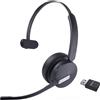 Yealink WH64 Hybrid DECT & Bluetooth Wireless Headset con microfono per lavoro, cuffie Bluetooth con dongle DECT, microfono 3X, portata 150 m, tempo di conversazione 26h, cuffie singole per ufficio