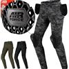 SHIMA GIRO 2.0 LADY Pantaloni Moto Donna - Elasticizzati, Slim Fit, Pantaloni Cargo con Strato DuraQL, Protezione per Ginocchia e Fianchi, Tasche Laterali (Camo, 26 LONG)