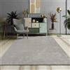 Mias Teppiche Mia's Teppiche Emely - Tappeto moderno a pelo corto (17 mm), colore argento, 200 x 290 cm
