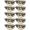 cyclingcolors 10x Supporto doga doppia corto 38 x 8 mm in elastomero per rete letto telaio in legno, fissaggio con vite e tenone - beige