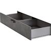 Composad | Cassettone per Letto della Linea LAFABRICA LT2102 e LT2103 Cassetto Contenitore, Cassettone, (LxAxP) 191x34,8x56,5 cm, Colore Grigio Tadao, Made in Italy