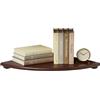 Relaxdays scaffale angolare, misure, noce, soggiorno, decorazione, portata 5 kg, mensola sospesa, vari colori