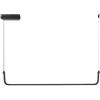 V-TAC VT-7769 lampadario led a sospensione 12w - design moderno barre sottili a U colore nero luce 4000k L:905mm - sku 6939