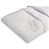 Italian Bed Linen Guanciale Memory, Bianco, 42x72x11cm