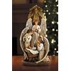 Avalon Gallery CBC Group - Statuetta in resina, motivo: angeli in adorazione, 33 cm