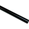 Gardinia Asta per Tenda, Tubo in Metallo, Serie Chicago, Diametro 20 mm, Lunghezza 160 cm, Nero