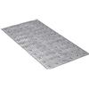 TATAY Tappetino Antiscivolo da Doccia o Vasca, di PVC con Ventose, Resistente a muffe e microbi, antibatterico, Design Barcelona, Grigio, Dimensione 72 x 36 cm