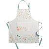Maison d' Hermine Colmar 100% cotone 1 pezzo grembiule da cucina con collo regolabile e tasca centrale visibile con lacci lunghi, per donne e uomini | Chef (69,8 x 80 cm)