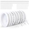 QinyOulhause Catene per Collane 8 Rotoli Catena Collana 17m in Argento per Creazione Gioielli Kit DIY con Catene per Collane Fai da Te Chiusure a Aragosta e Anelli di Salto