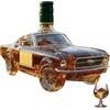 gresonic Caraffa per whisky a forma di auto, in vetro borosilicato, 400 ml, decantatore originale per vino, che unisce aerazione e decorazione per ufficio retrò