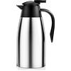 Uootach 2 litri Caraffa termica in Acciaio Inox, Thermos Caffe, Bollitori sottovuoto isolati, Si mantiene caldo per 24 ore, per bollitori, teiere e caffettiere per mantenere calde le bevande
