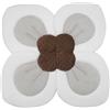 PandaEar Pad da Bagno per Bambini Neonati | Petali di Fiore Morbidi per Vasca da Bagno, Regalo Essenziale per la Doccia (Grigio)