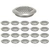 SeeRaphee Coperture circolari per prese d'aria da 19 mm, foro in rete in acciaio inox, per armadio, bagno, ufficio, cucina, ventilazione, 20 pezzi