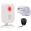 Mengshen Allarme Vialetto Con Sensore Di Movimento, Sistema Di Sicurezza Domestica Wireless Campanello Per Interni Ed Esterni (1 Ricevitore 1 Sensore 1 Telecomando)