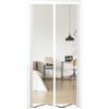 FIOVIP Porta magnetica per zanzariera, 75x135cm Tenda, chiusura automatica, facile installazione senza fori, zanzariere magnetiche per ingresso/balcone, ecc. (poliestere, Bianco)
