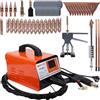 PLAYOCCAR Kit Saldatrice a Punti per Rilievo Denti, Strumento Rimuovitore Denti 3KW, Macchina per Saldatura Chiodi Carrozzeria, Kit Riparazione Cowl e Porte Auto