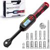 MOVECRAB Chiave Dinamometrica Digitale 3/8 4,2-85Nm, Set 14 pezzi con cicalino e LED colorato - precisione alta per riparazione auto, moto, bici, officina professionale