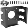 FARYODI Supporto in alluminio per Mac mini M4 & M4 Pro, supporto sotto scrivania, supporto da parete, supporto per monitor con antifurto per ufficio e casa (nero)