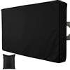 Skyour - Copertura per monitor TV da esterni, resistente in tessuto Oxford 600D, impermeabile, antipolvere, anti UV, copertura completa per schermo TV (30-32 pollici)