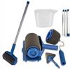 DISCORAMA KIT PER PITTURARE 9 PEZZI RULLO CON SERBATOIO PER VERNICE ANTIGOCCIA E VASSOIO, KIT PITTURA PAINT ROLLER PITTURA, SET RULLI PER PITTURARE PARETI MURI - DISCORAMA®