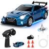YOOHBERRYS RC Auto Drift Pro, 1:43 Macchina Telecomandata Drift, Mini Drift Car, Micro Macchina Telecomandata con Giroscopi, Luce LED, 15km/h, Auto Giocattolo per Bambini di 15 Anni (Blu)