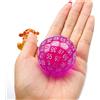 BESCON DICE Bescon Translucent Polyhedral Dice 100 Sides Dice, Transparent D100 die, 100 Sided Cube, D100 Game Dice,100-Sided Cube of Purple
