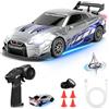 YOOHBERRYS RC Auto Drift Pro, 1:43 Macchina Telecomandata Drift, Mini Drift Car, Micro Macchina Telecomandata con Giroscopi, Luce LED, 15km/h, Auto Giocattolo per Bambini di 15 Anni (Grigio)