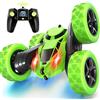 MidiVix Auto telecomandata Stunt RC Cars, 2.4Ghz Double Sided 360° rotante RC Crawler con fari, 4WD Off Road Drift RC Race Car giocattolo per ragazzi e ragazze di età compresa tra 6-12 verde
