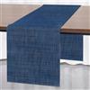 Myir JUN Runner da Tavola, Runner Tavola Moderno Runner da Tavolo PVC Termoisolante Lavabile di Alta qualità per la Decorazione di Tavoli Feste Festival Matrimoni 30 x 140 cm (Blu Scuro)