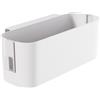 Zbozzba Organizer per letto da appendere, cesti sospesi con 2 ganci rimovibili, robusto comodino Caddy, per Casa, Bagno, ufficio, Camera da Letto(Bianco)