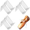 Niuhong 6 Pcs Sandalo Display Titolare Trasparente Acrilico Organico Scarpa Supporto Chiaro Sandali Stand Sandals Scarpe Presentazione Elastico Scarpiera Stand Scarpa Stand Supportato (G)