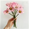 OUKEYI Fiori artificiali di papavero finto, 10 pezzi, fiori finti di seta di papavero artificiale, non sbiadiscono, in lattice PU, per cucina, tavolo, centrotavola, matrimoni, vacanze, bouquet da sposa